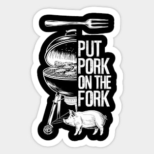 Put Pork on the Fork Sticker